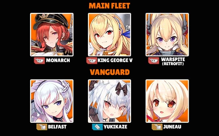 Azur Lane best fleet example Vieille Garde