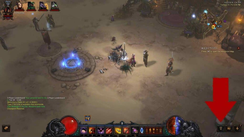 diablo 3 view leaderboards in game