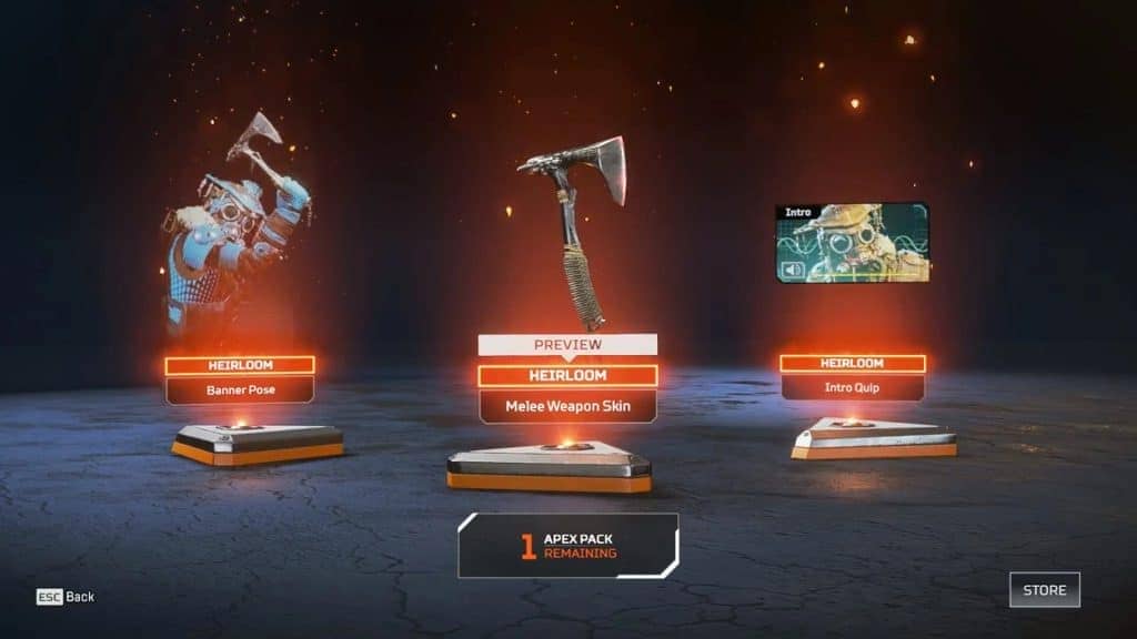 Heirlooms In Apex Legends