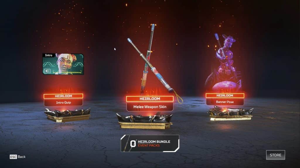  Heirlooms In Apex Legends