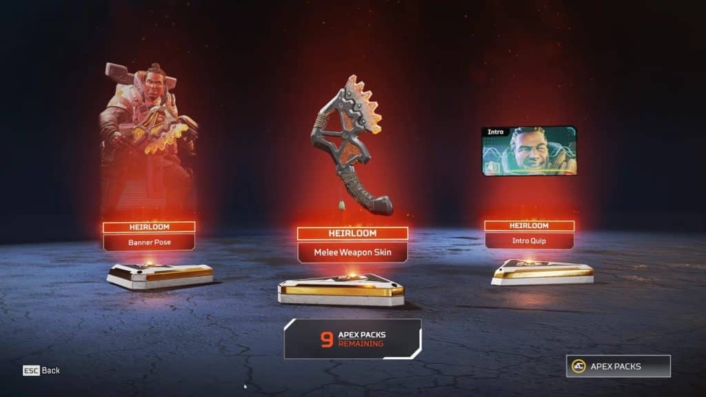  Heirlooms In Apex Legends